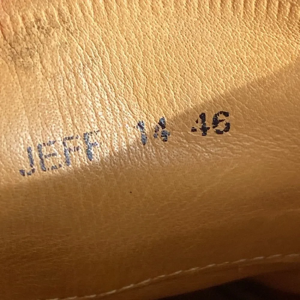 Melvin & Hamilton Jeff 14 Handcrafted Multi Colour Leather Derby Dress Shoes - Picture 15 of 16